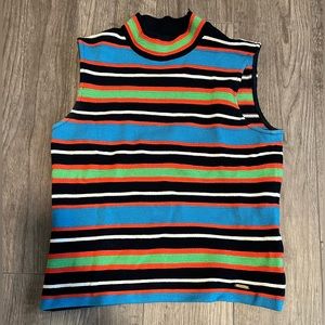 St.John Sport Turtle Neck Tank Top